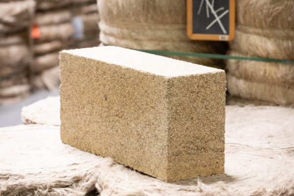 Bloc de béton de lin