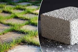 Pavé drainant ou matériau de construction à base de coquilles d’huîtres recyclées